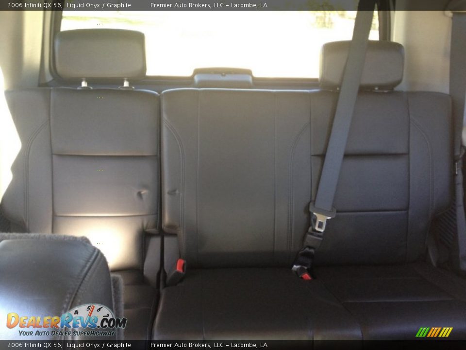 2006 Infiniti QX 56 Liquid Onyx / Graphite Photo #29