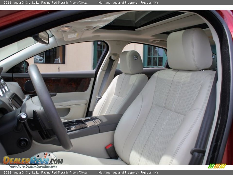 2012 Jaguar XJ XJ Italian Racing Red Metallic / Ivory/Oyster Photo #19