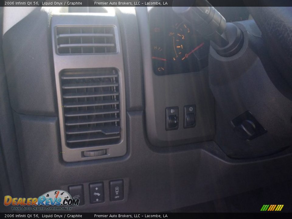 2006 Infiniti QX 56 Liquid Onyx / Graphite Photo #31