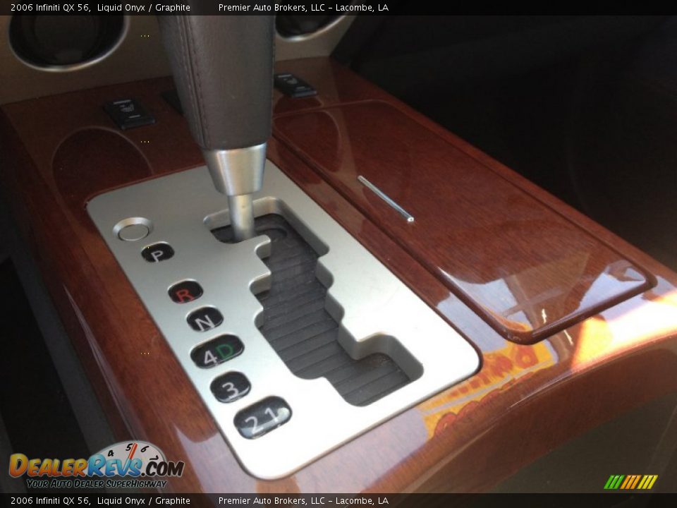 2006 Infiniti QX 56 Liquid Onyx / Graphite Photo #32