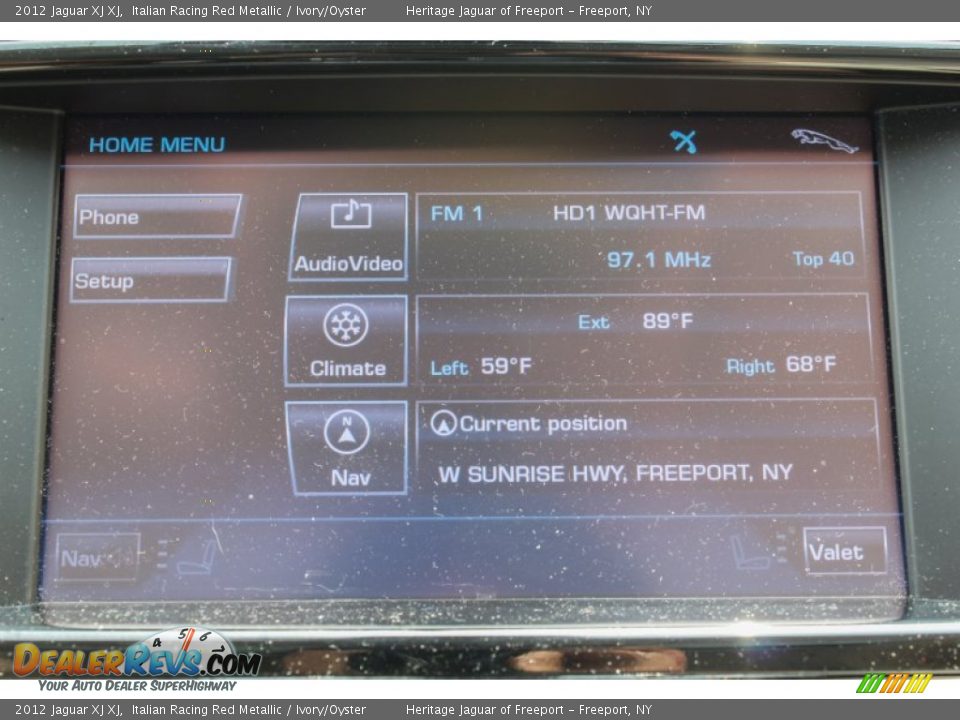 2012 Jaguar XJ XJ Italian Racing Red Metallic / Ivory/Oyster Photo #21