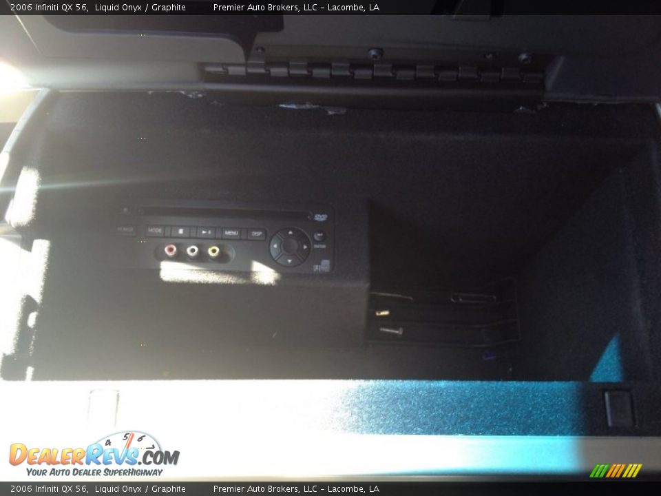 2006 Infiniti QX 56 Liquid Onyx / Graphite Photo #33