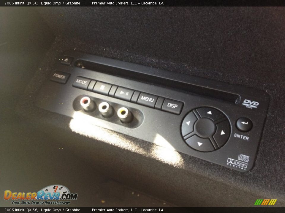 2006 Infiniti QX 56 Liquid Onyx / Graphite Photo #34