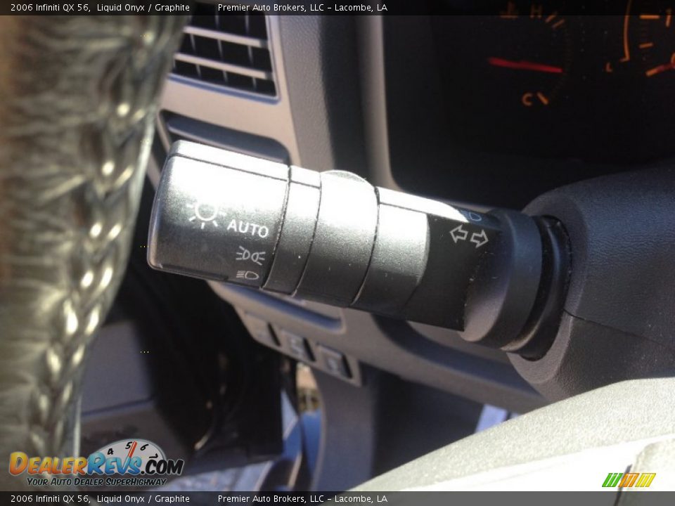 2006 Infiniti QX 56 Liquid Onyx / Graphite Photo #35