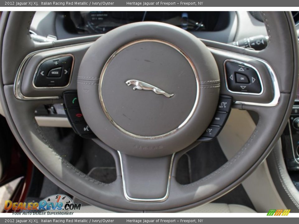 2012 Jaguar XJ XJ Italian Racing Red Metallic / Ivory/Oyster Photo #26