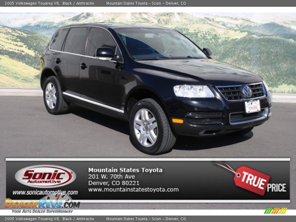 2005 Volkswagen Touareg V8 Black / Anthracite Photo #1