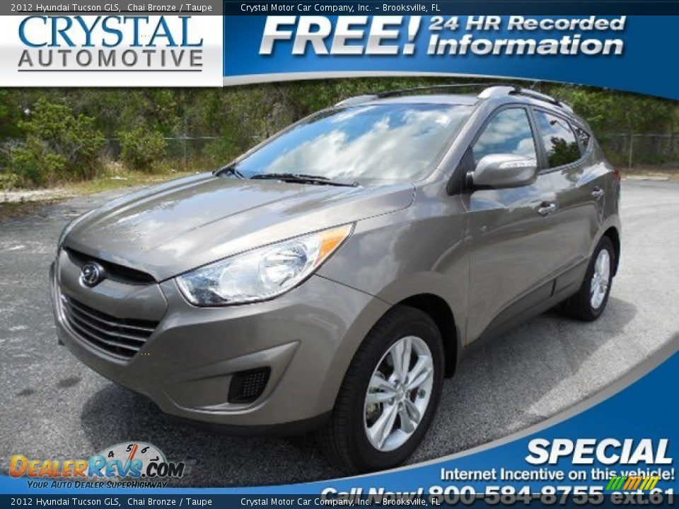 2012 Hyundai Tucson GLS Chai Bronze / Taupe Photo #1