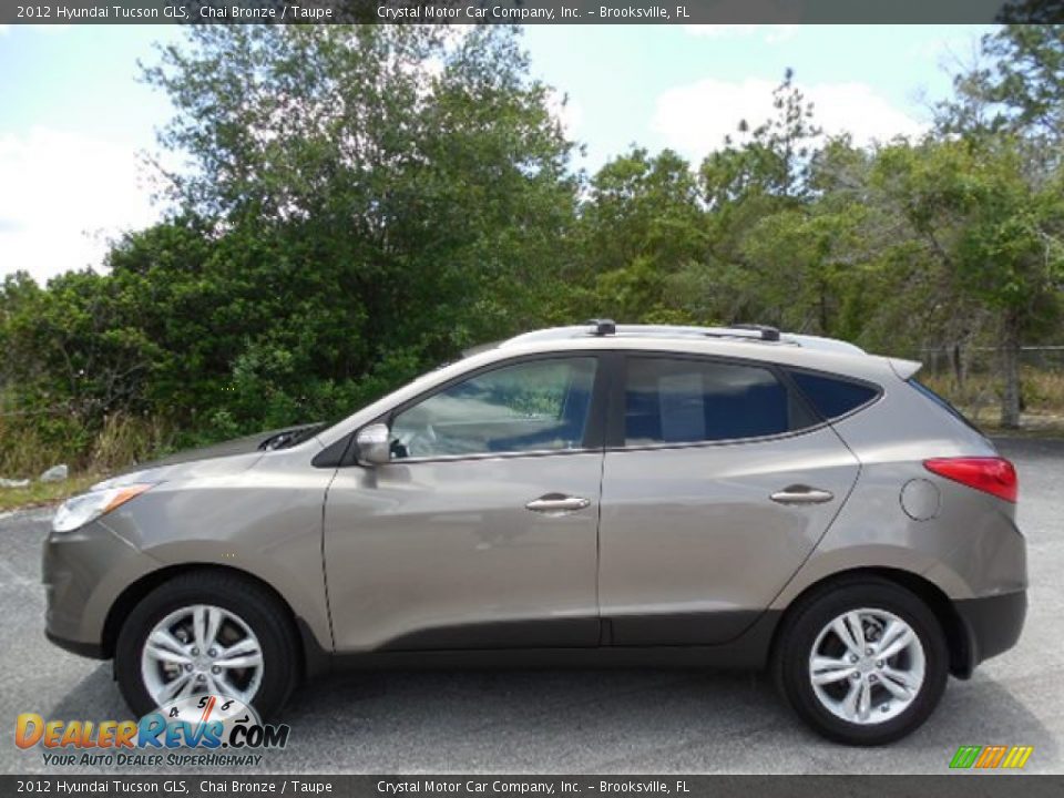 2012 Hyundai Tucson GLS Chai Bronze / Taupe Photo #2