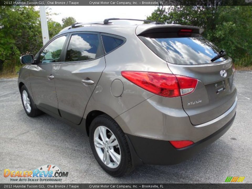 2012 Hyundai Tucson GLS Chai Bronze / Taupe Photo #3