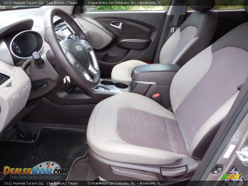 2012 Hyundai Tucson GLS Chai Bronze / Taupe Photo #4
