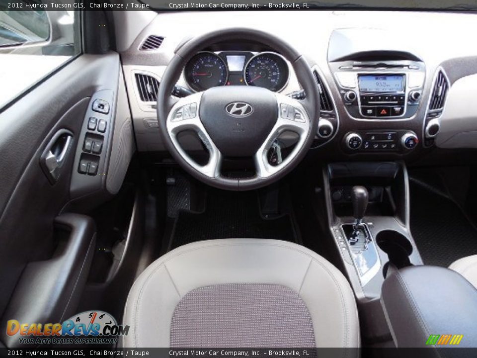 2012 Hyundai Tucson GLS Chai Bronze / Taupe Photo #6