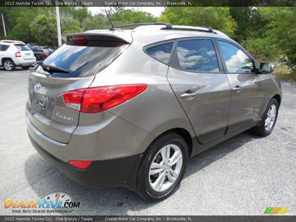2012 Hyundai Tucson GLS Chai Bronze / Taupe Photo #9