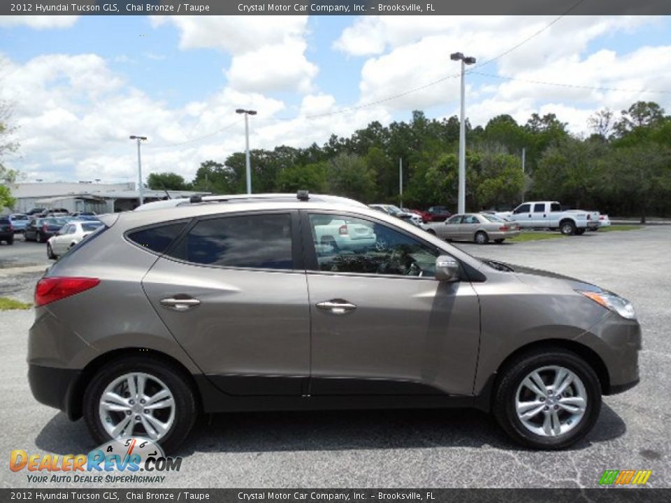 2012 Hyundai Tucson GLS Chai Bronze / Taupe Photo #10