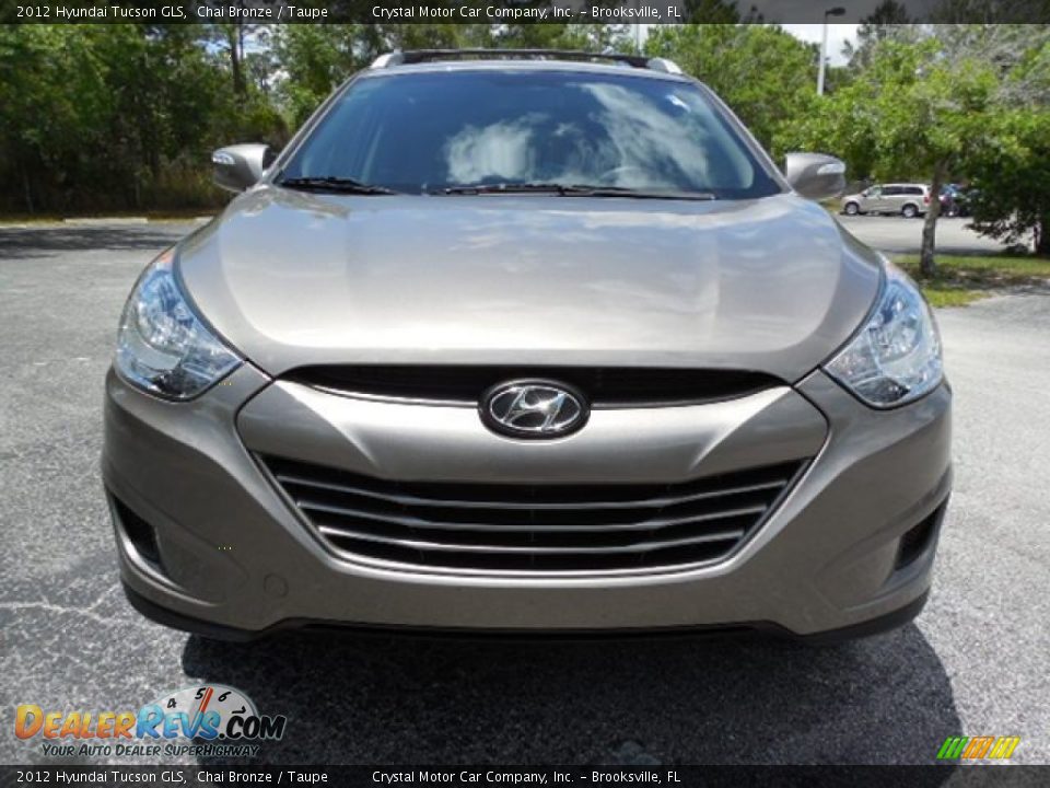 2012 Hyundai Tucson GLS Chai Bronze / Taupe Photo #14