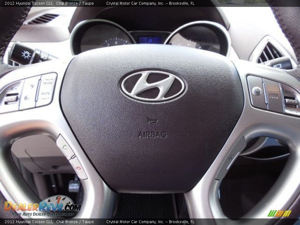 2012 Hyundai Tucson GLS Chai Bronze / Taupe Photo #22
