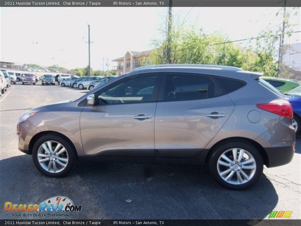 2011 Hyundai Tucson Limited Chai Bronze / Taupe Photo #5