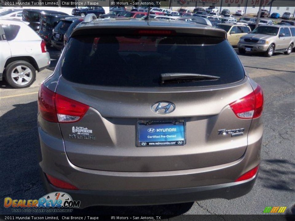 2011 Hyundai Tucson Limited Chai Bronze / Taupe Photo #7