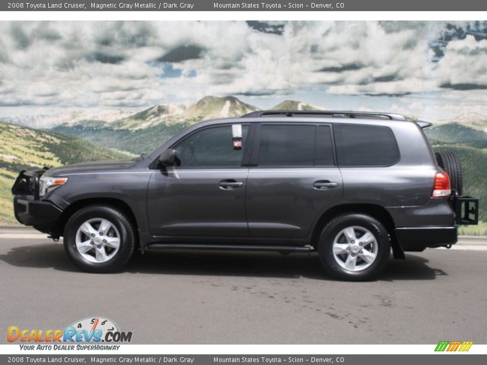 2008 Toyota Land Cruiser Magnetic Gray Metallic / Dark Gray Photo #6