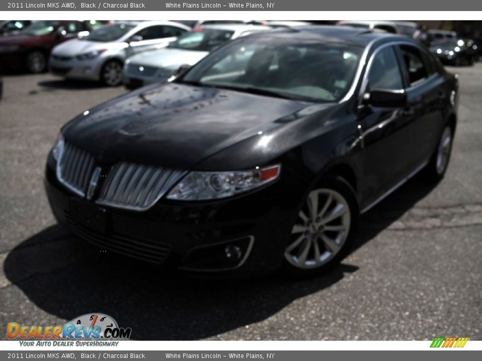 2011 Lincoln MKS AWD Black / Charcoal Black Photo #1