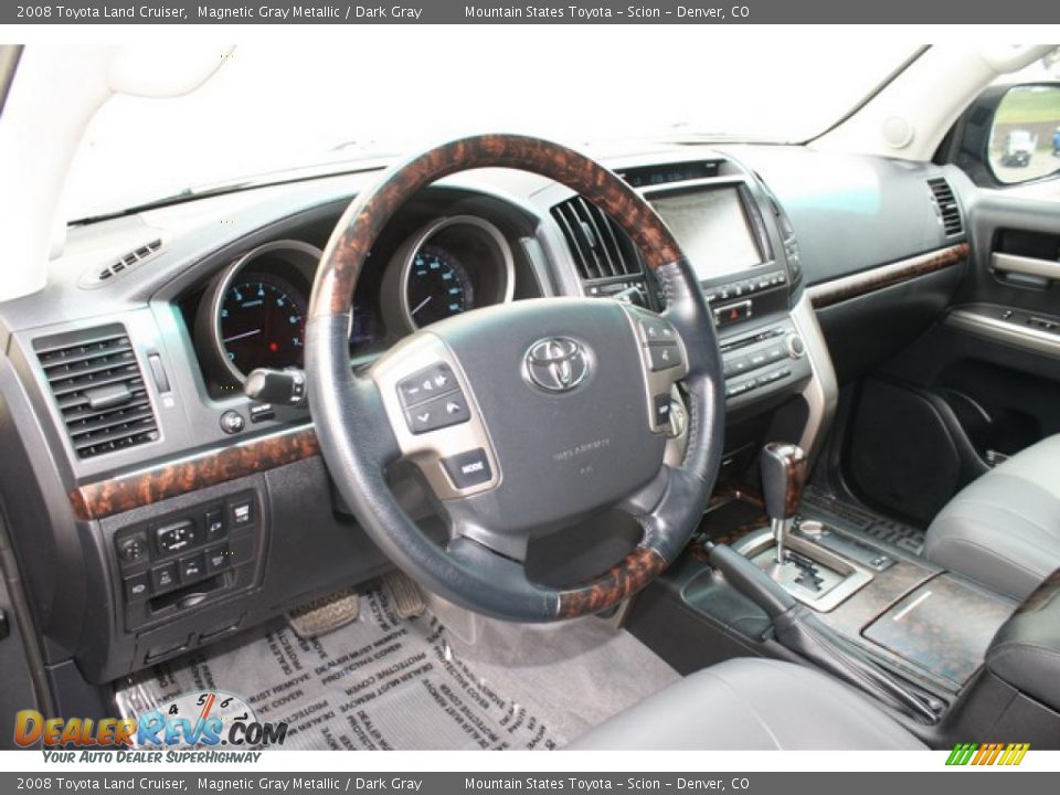 2008 Toyota Land Cruiser Magnetic Gray Metallic / Dark Gray Photo #9