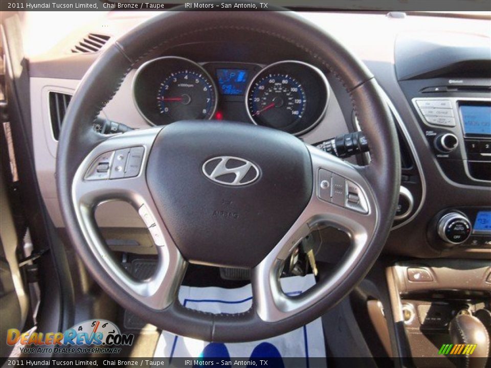 2011 Hyundai Tucson Limited Chai Bronze / Taupe Photo #15