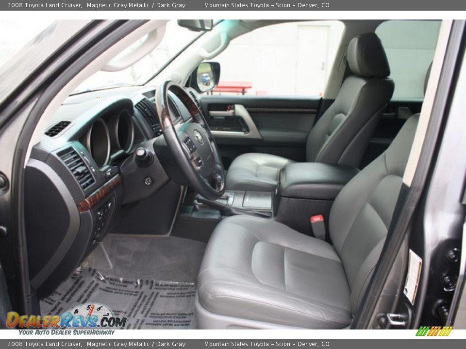2008 Toyota Land Cruiser Magnetic Gray Metallic / Dark Gray Photo #10