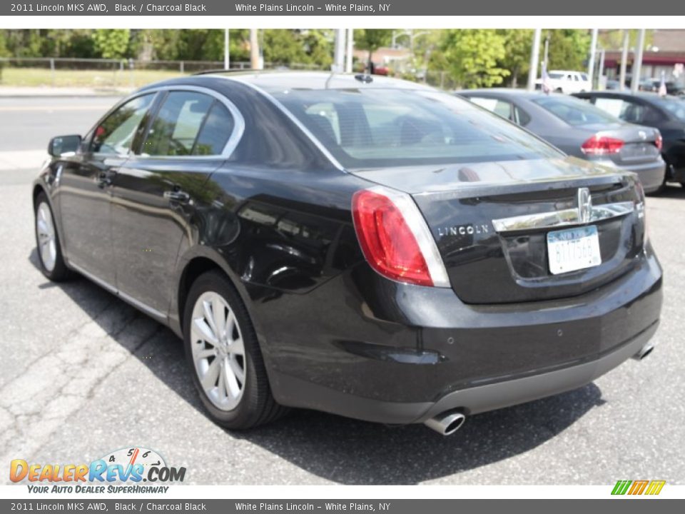 2011 Lincoln MKS AWD Black / Charcoal Black Photo #4