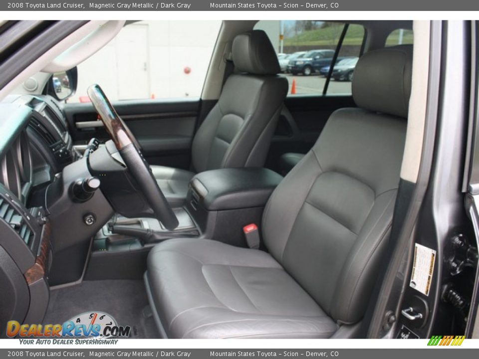 2008 Toyota Land Cruiser Magnetic Gray Metallic / Dark Gray Photo #11