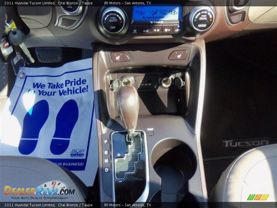 2011 Hyundai Tucson Limited Chai Bronze / Taupe Photo #17