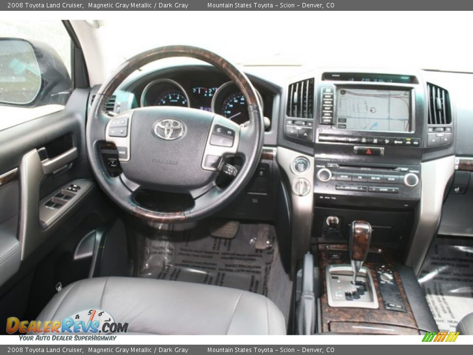 2008 Toyota Land Cruiser Magnetic Gray Metallic / Dark Gray Photo #12