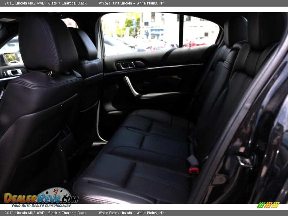 2011 Lincoln MKS AWD Black / Charcoal Black Photo #6