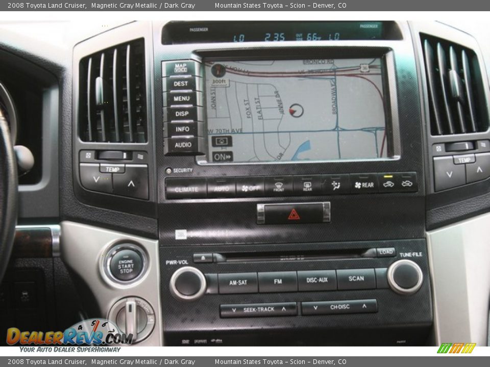 2008 Toyota Land Cruiser Magnetic Gray Metallic / Dark Gray Photo #14