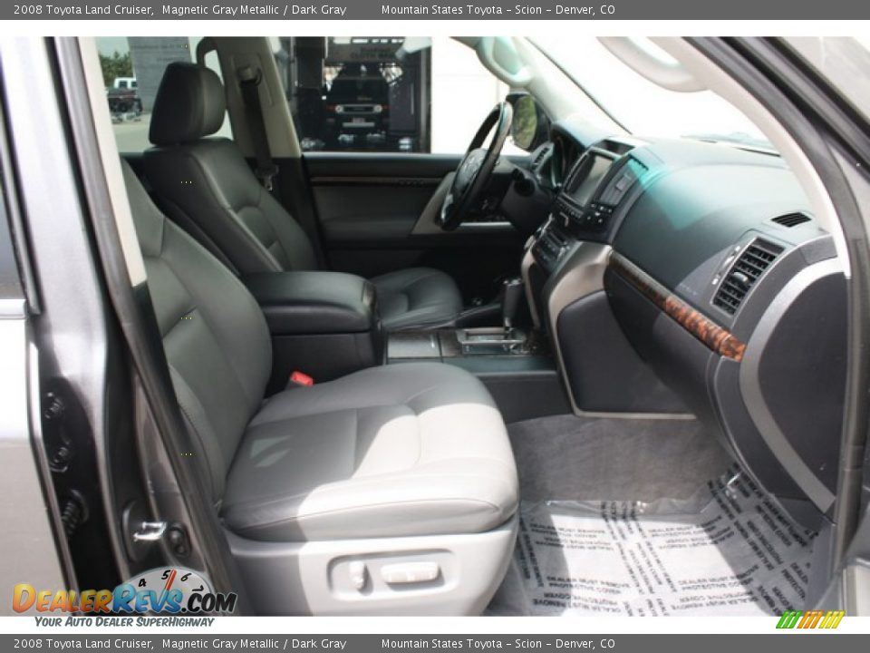 2008 Toyota Land Cruiser Magnetic Gray Metallic / Dark Gray Photo #16