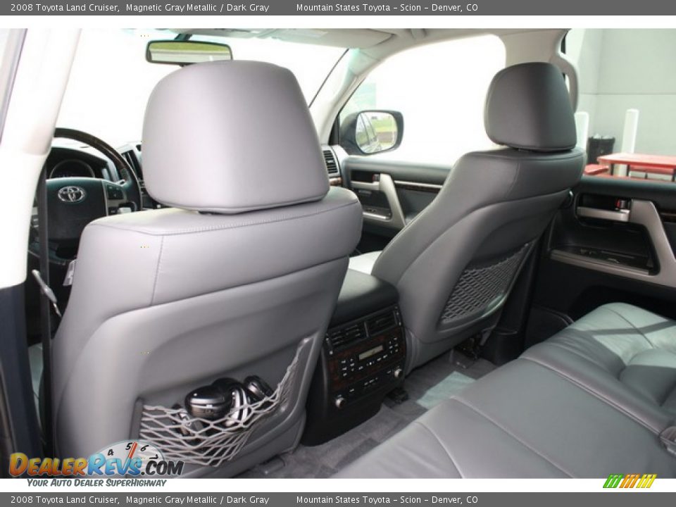 2008 Toyota Land Cruiser Magnetic Gray Metallic / Dark Gray Photo #18