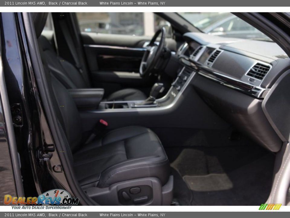 2011 Lincoln MKS AWD Black / Charcoal Black Photo #12