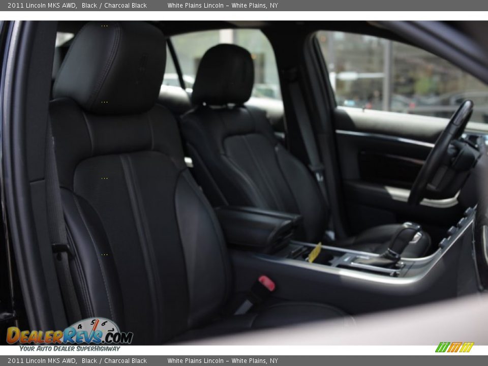 2011 Lincoln MKS AWD Black / Charcoal Black Photo #13