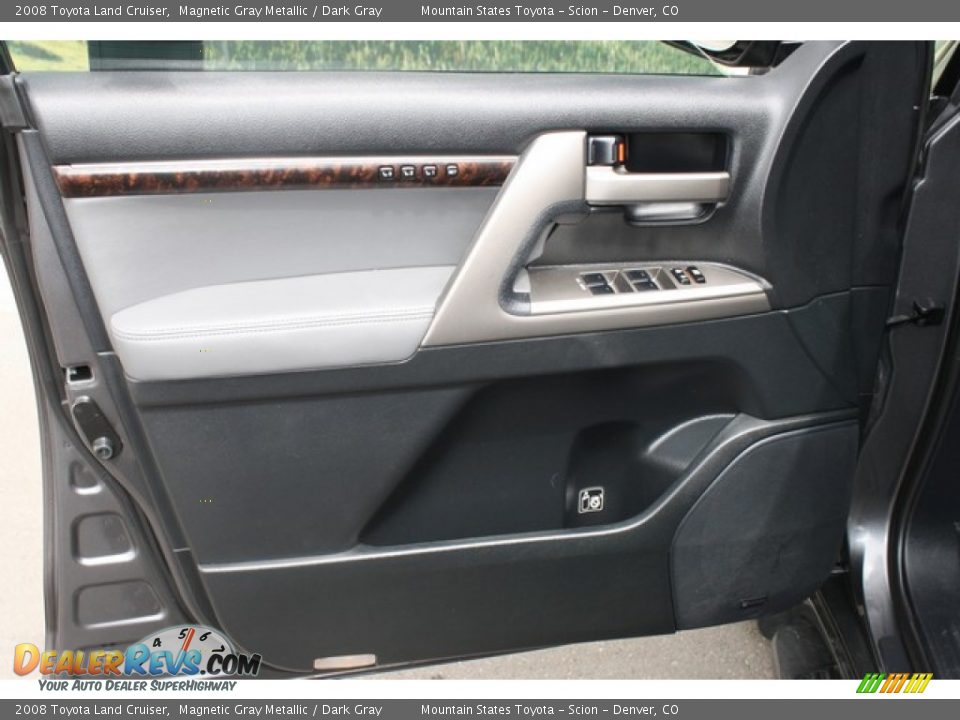 2008 Toyota Land Cruiser Magnetic Gray Metallic / Dark Gray Photo #21