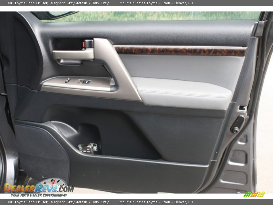 2008 Toyota Land Cruiser Magnetic Gray Metallic / Dark Gray Photo #22