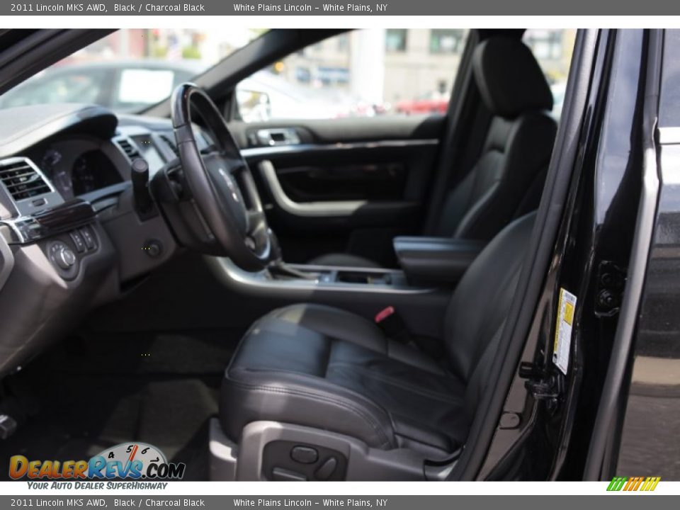 2011 Lincoln MKS AWD Black / Charcoal Black Photo #16