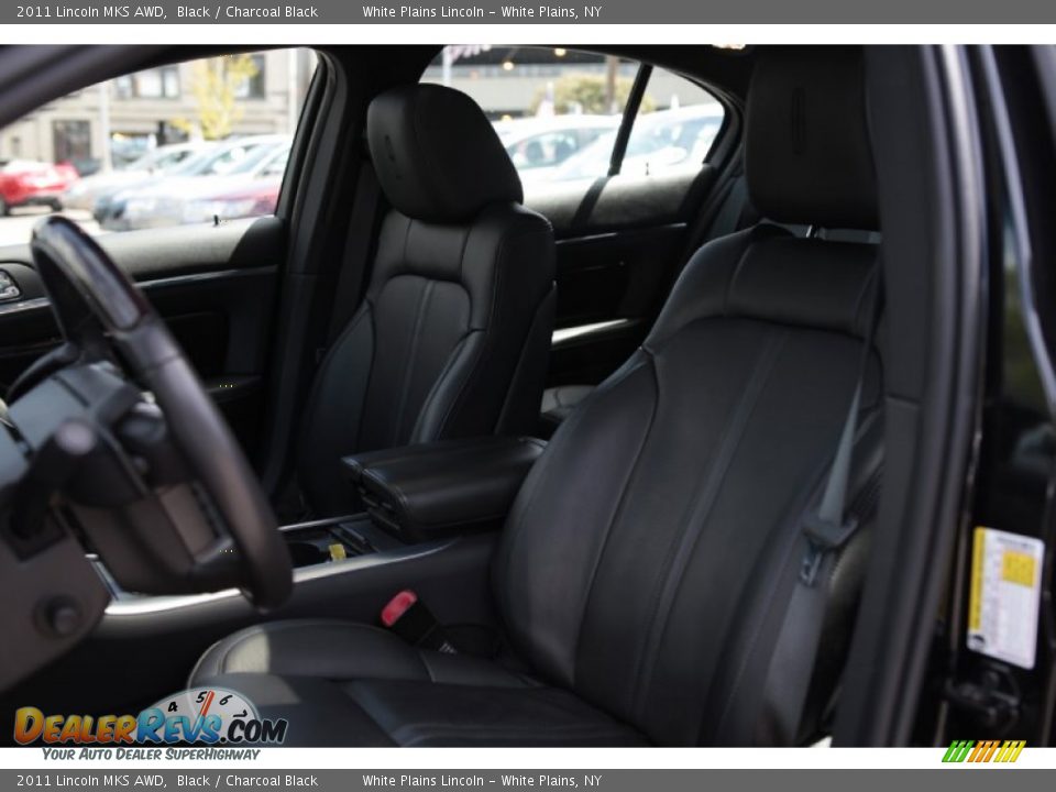2011 Lincoln MKS AWD Black / Charcoal Black Photo #18