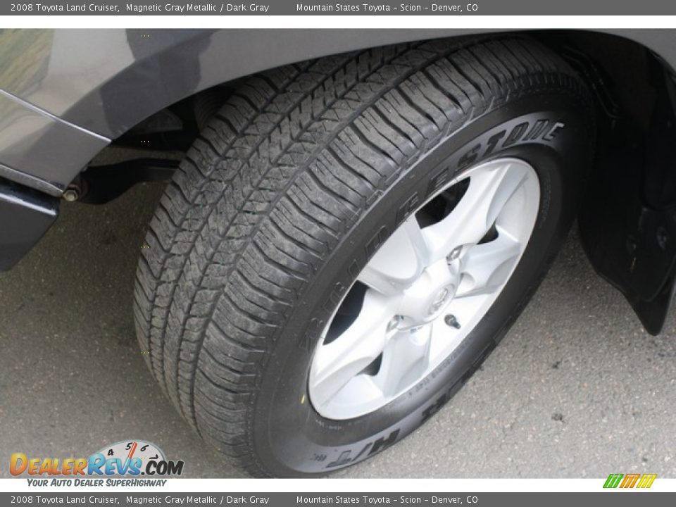 2008 Toyota Land Cruiser Magnetic Gray Metallic / Dark Gray Photo #25