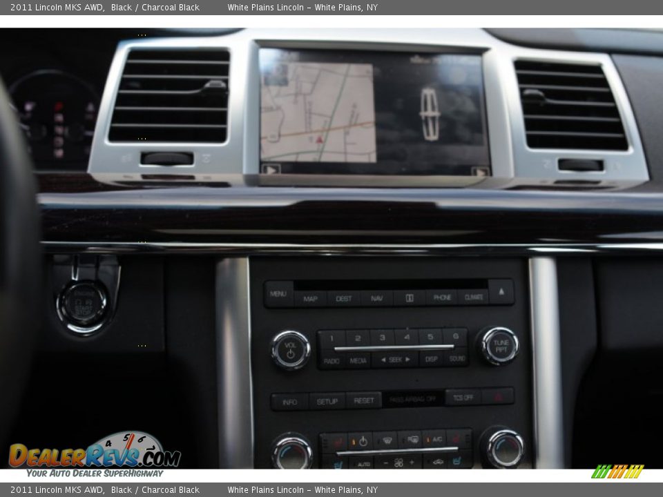 2011 Lincoln MKS AWD Black / Charcoal Black Photo #20