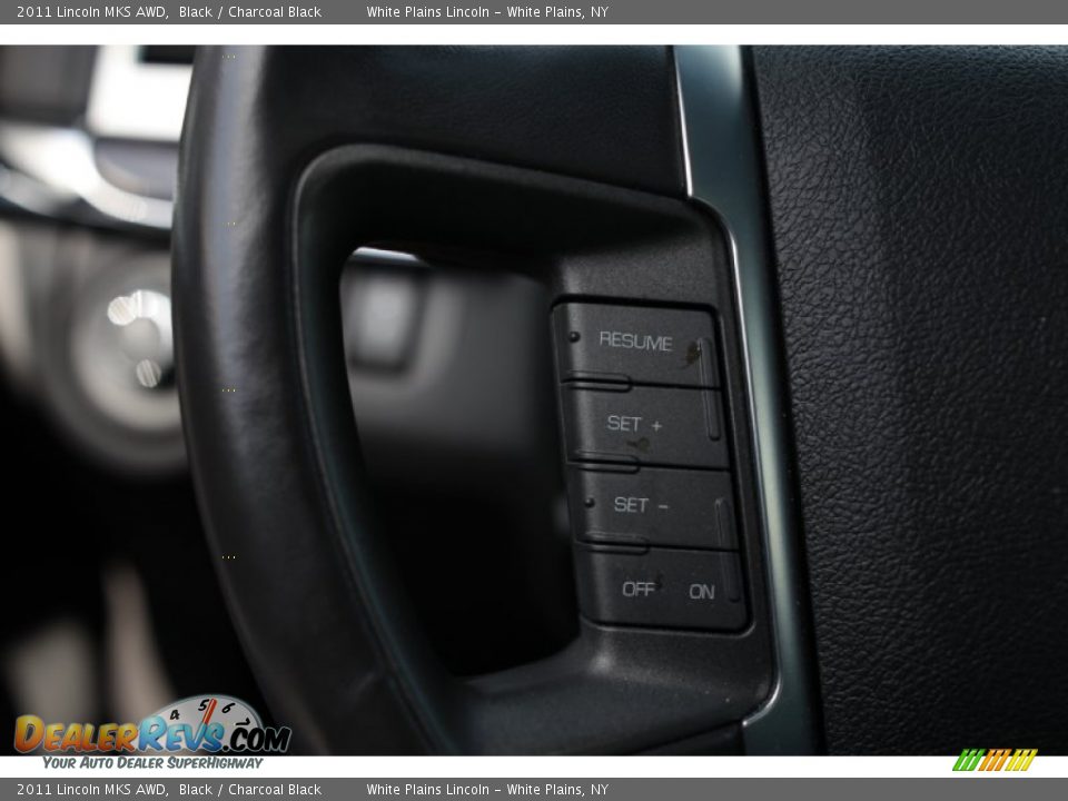2011 Lincoln MKS AWD Black / Charcoal Black Photo #21