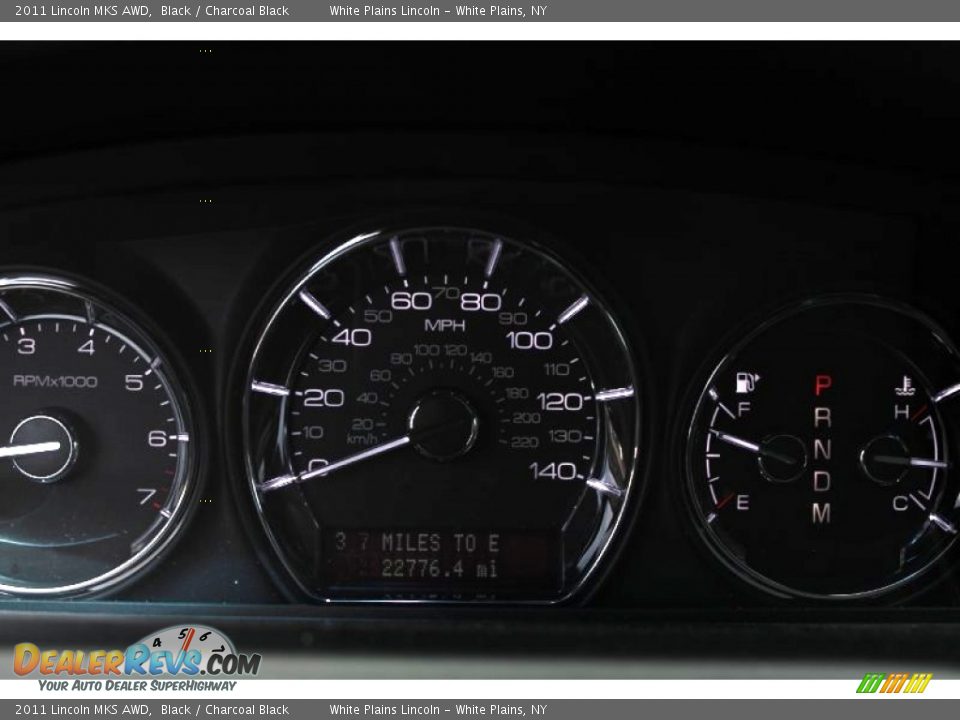 2011 Lincoln MKS AWD Black / Charcoal Black Photo #23