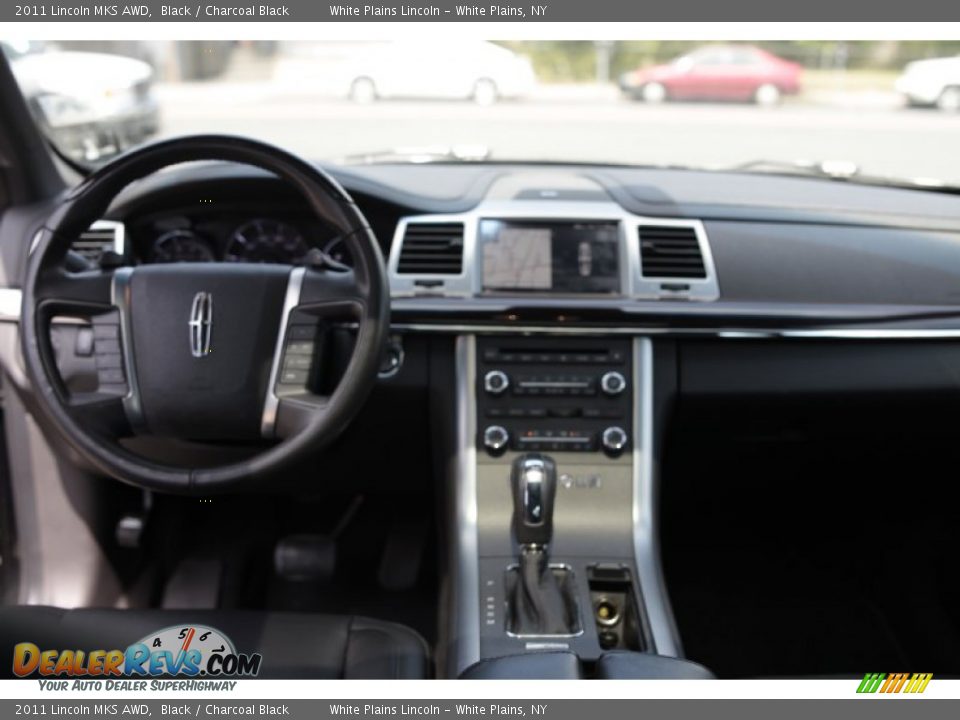 2011 Lincoln MKS AWD Black / Charcoal Black Photo #24