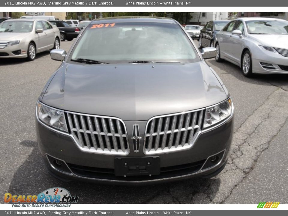 2011 Lincoln MKZ AWD Sterling Grey Metallic / Dark Charcoal Photo #3