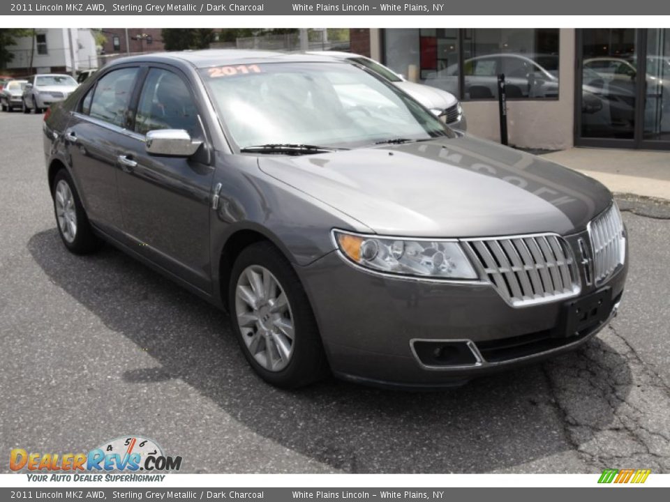 2011 Lincoln MKZ AWD Sterling Grey Metallic / Dark Charcoal Photo #4