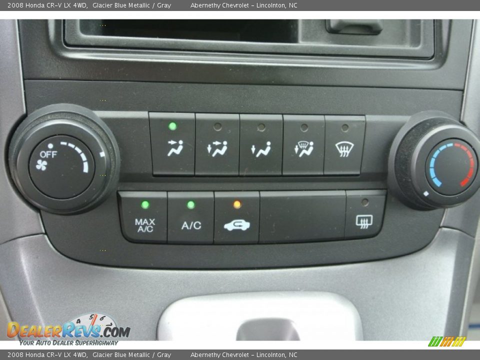 2008 Honda CR-V LX 4WD Glacier Blue Metallic / Gray Photo #11