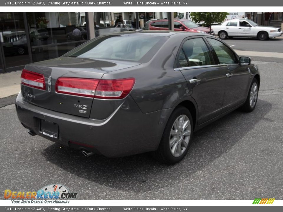 2011 Lincoln MKZ AWD Sterling Grey Metallic / Dark Charcoal Photo #6
