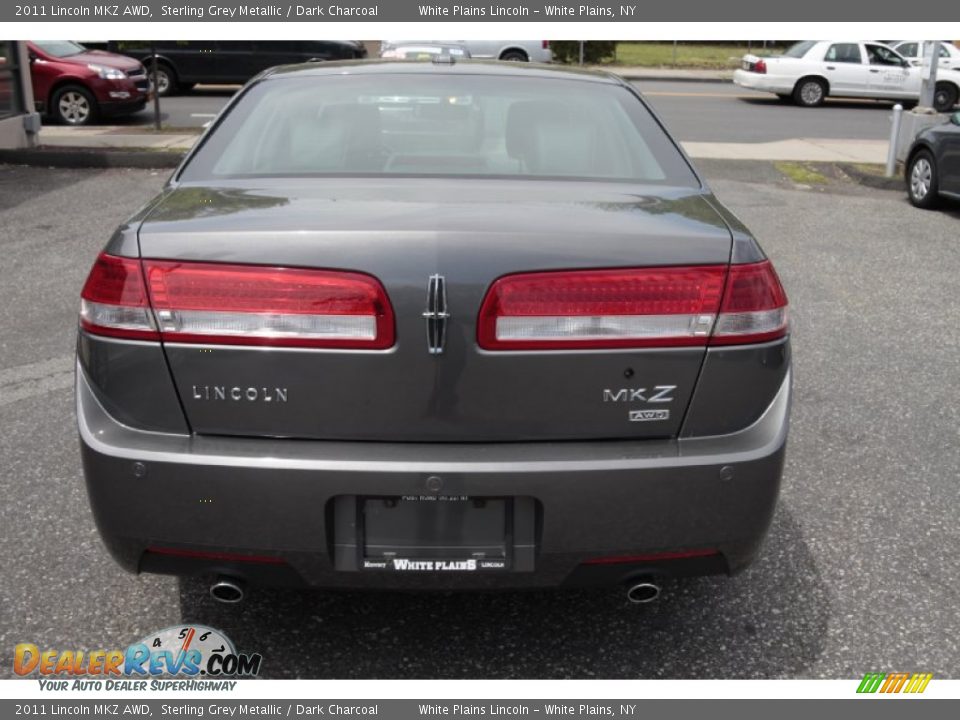 2011 Lincoln MKZ AWD Sterling Grey Metallic / Dark Charcoal Photo #7
